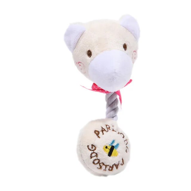 White sheep pull toy