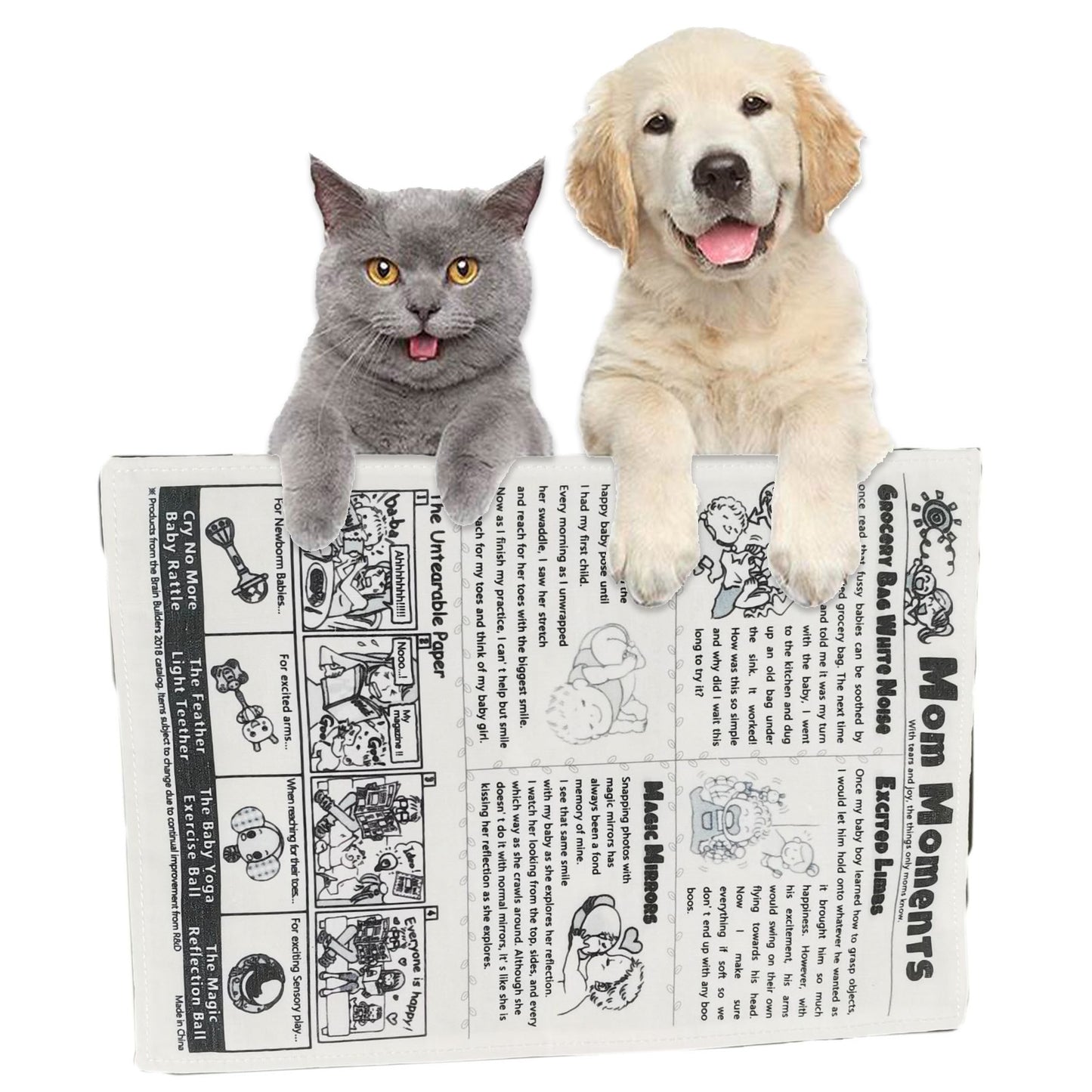 Newspaper dog toy