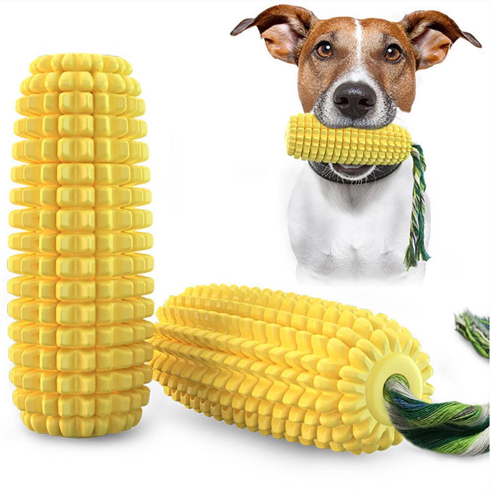 Squeaking Corn Chewing Toy