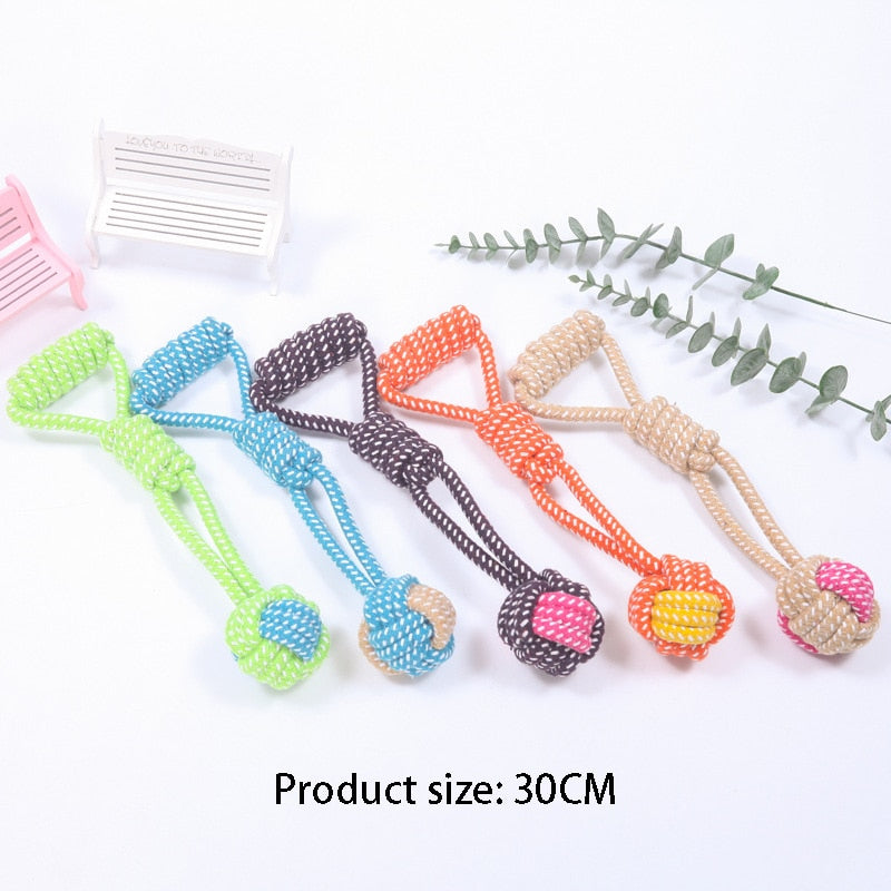 Interactive Mini ball rope Dog Toy