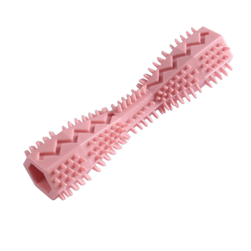 Dog brush chew toy