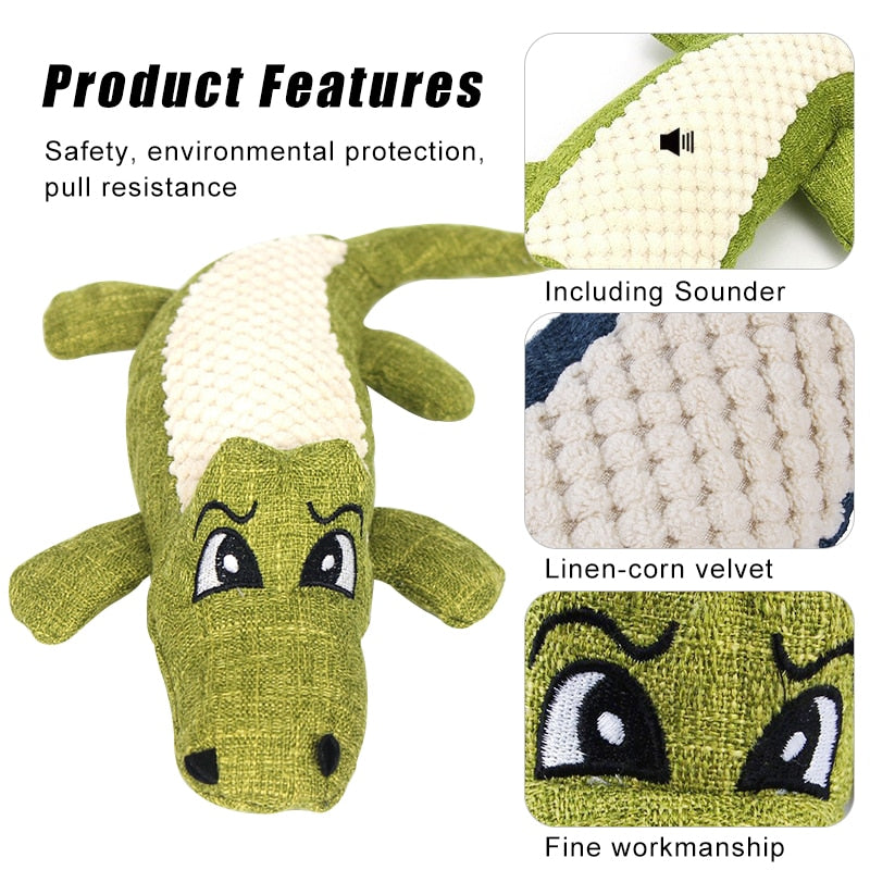 Tuff stuffed alligators with Squeaker