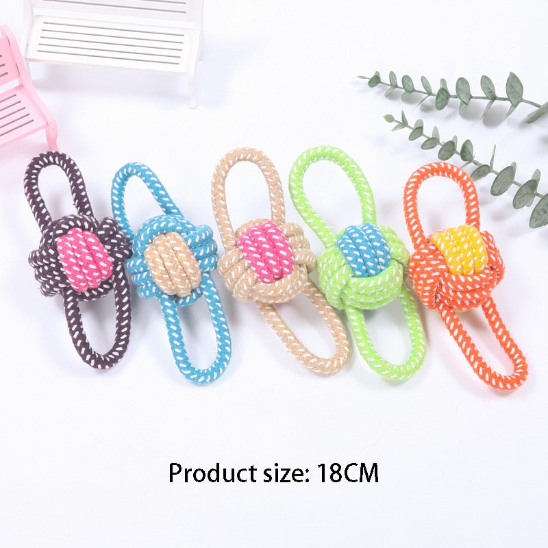 Interactive Mini ball rope Dog Toy